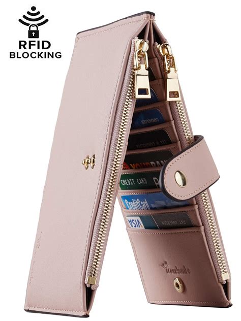 travelambo womens wallet rfid blocking bifold multi card case|travelambo wallet case.